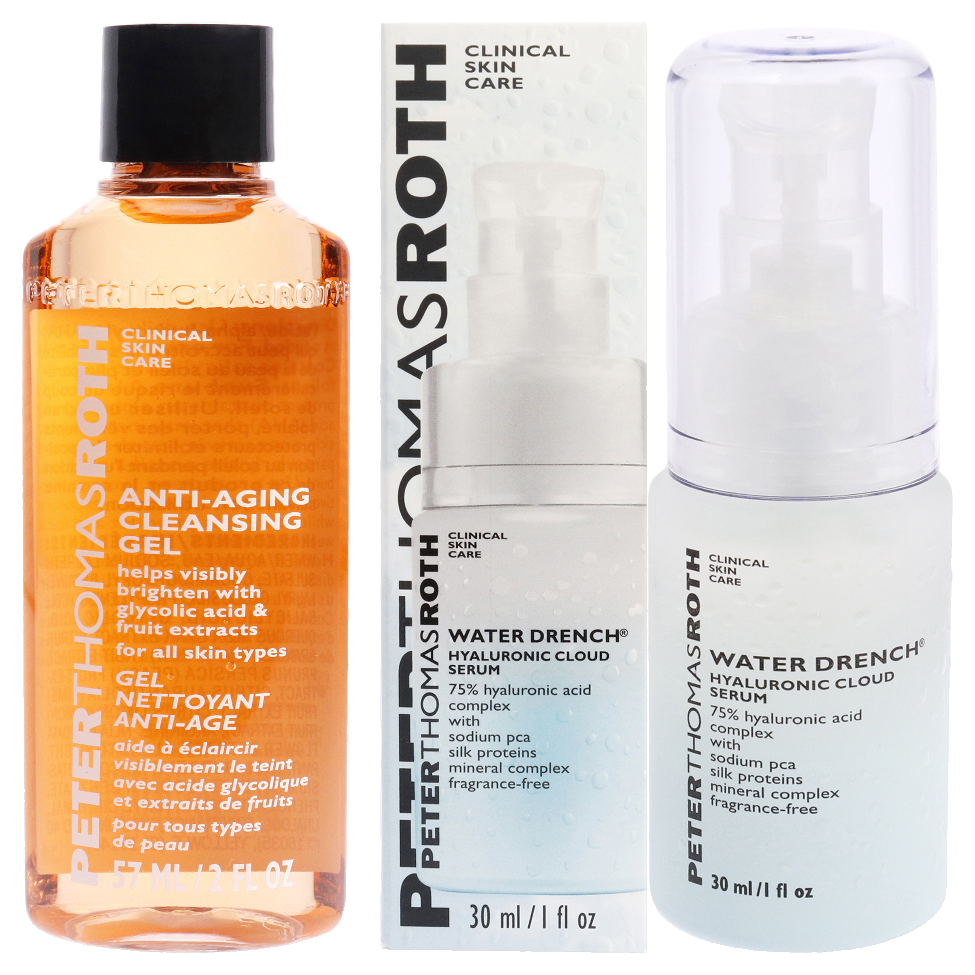 Foto 2 pulgar | Kit de Gel Limpiador Peter Thomas Roth con Ácido Hialurónico 2 Piezas - Venta Internacional