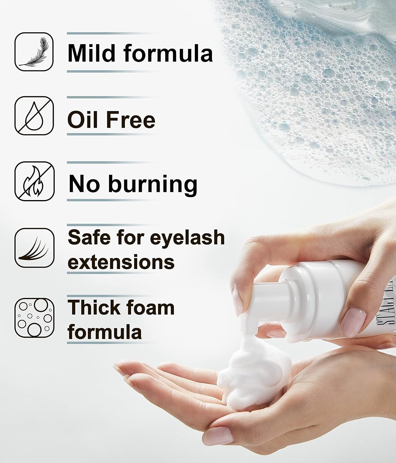 Foto 5 pulgar | Shampoo para Extensiones De Pestañas Stacy Lash 200 Ml Con Brocha - Venta Internacional
