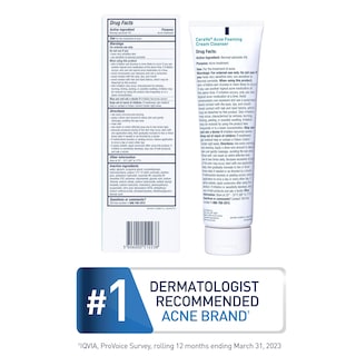 Foto 6 | Crema Limpiadora Espumosa Para Acné Face Wash Cerave, 150 Ml Con Peróxido De Benzoilo Al 4% - Venta Internacional.