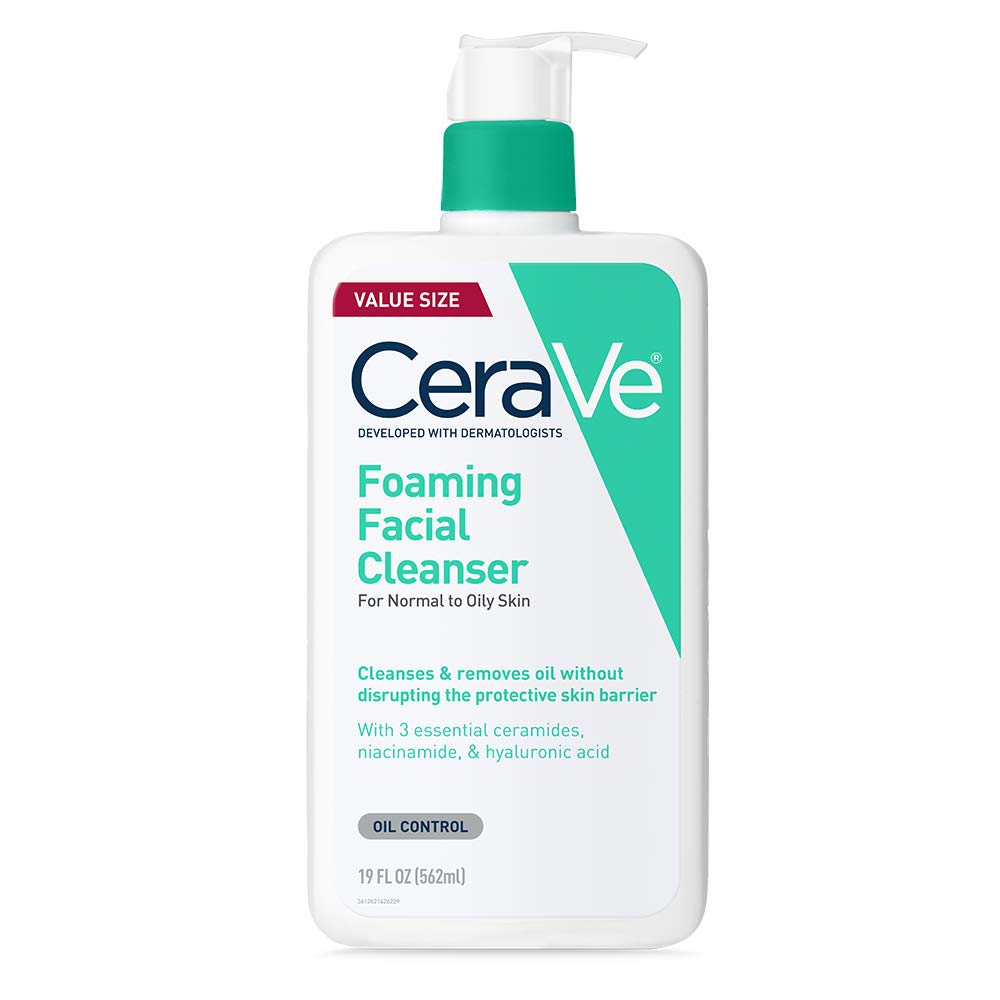 Limpiador Facial Cerave, Gel De Limpieza Facial Diario Espumoso, 560 Ml, Aceite - Venta Internacional.