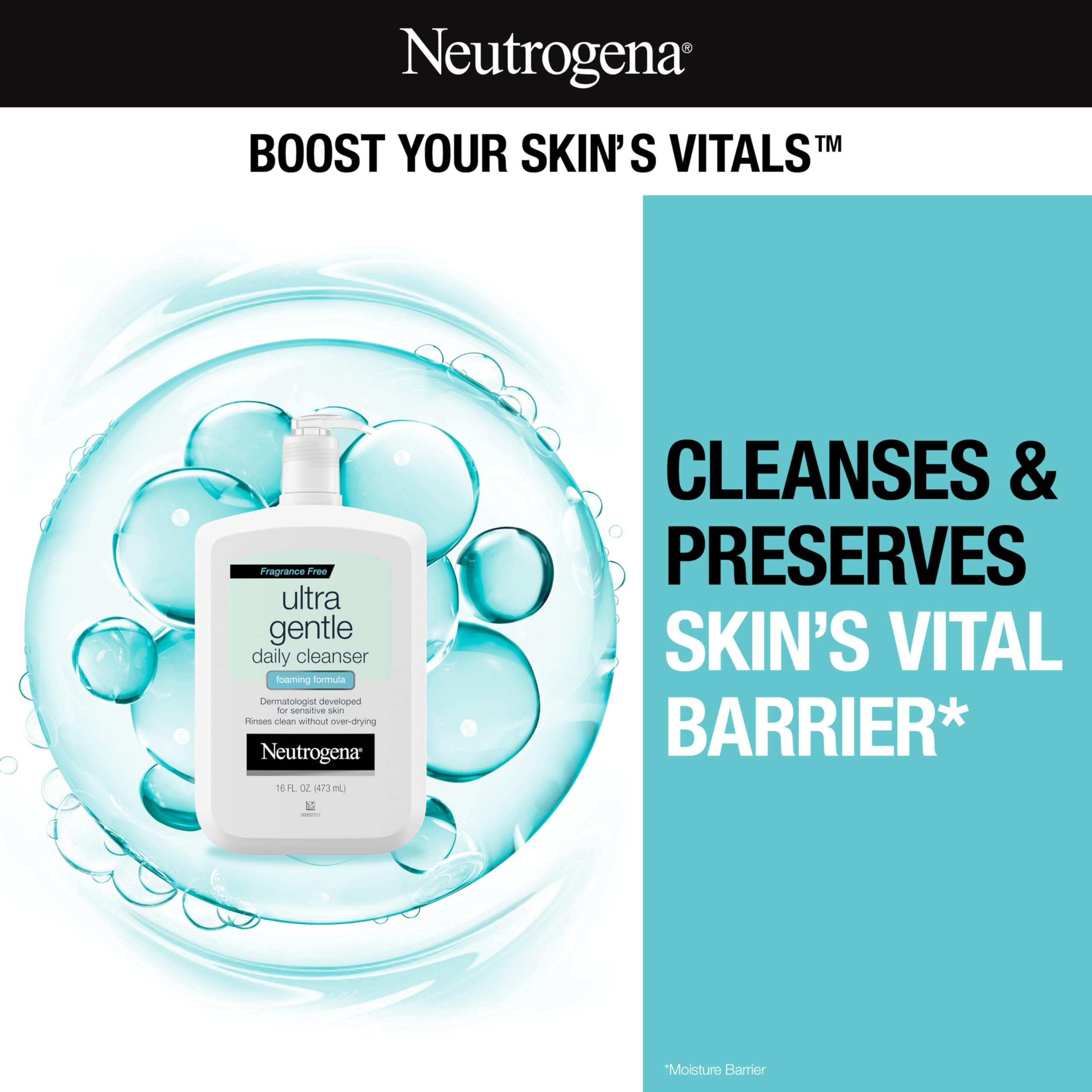 Foto 3 pulgar | Jabón Facial Neutrogena, Espumoso Ultrasuave, 480 Ml, Para Piel Sensible - Venta Internacional.