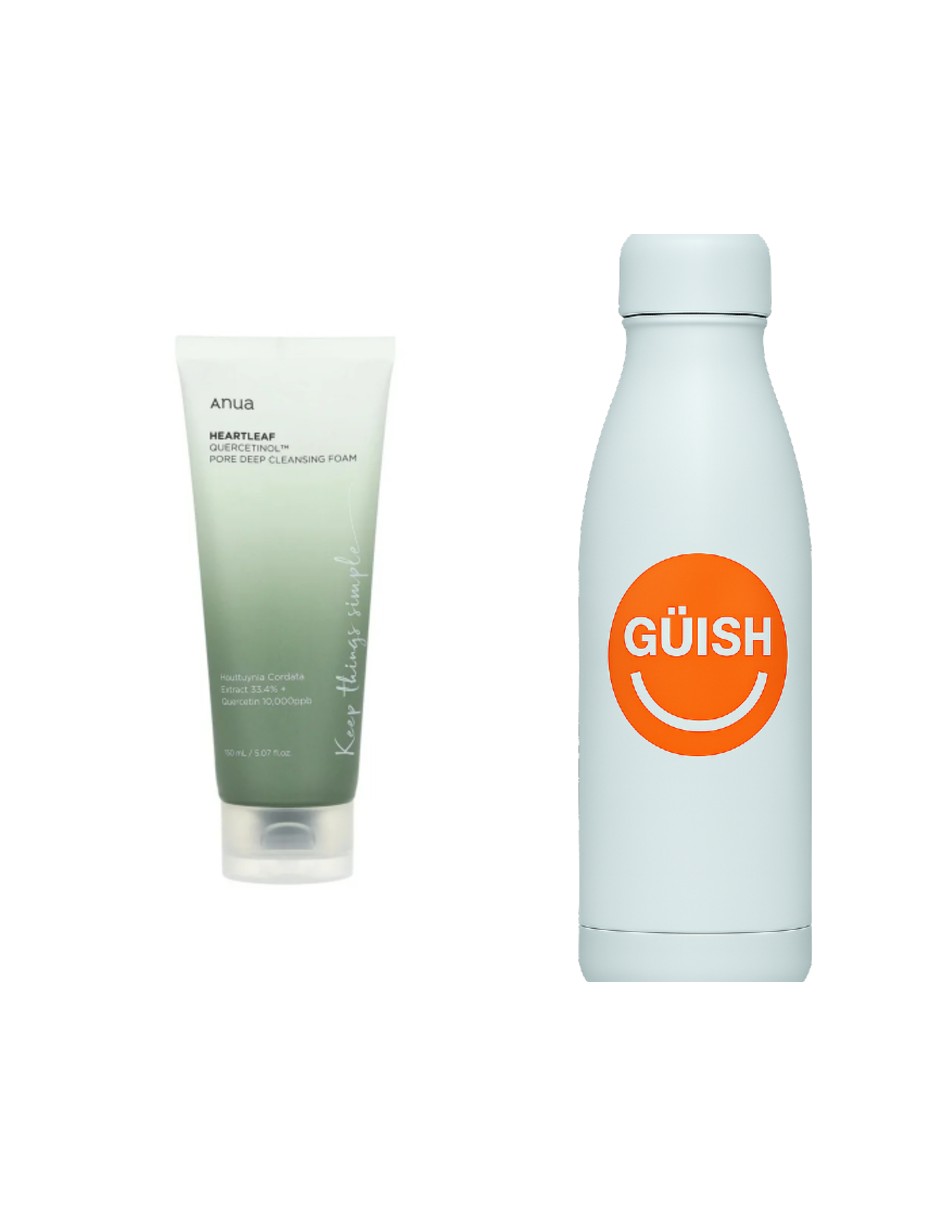 Foto 2 pulgar | Anua Heartleaf Quercetinol Pore Deep Cleansing Foam + Gratis Termo Güish De Regalo