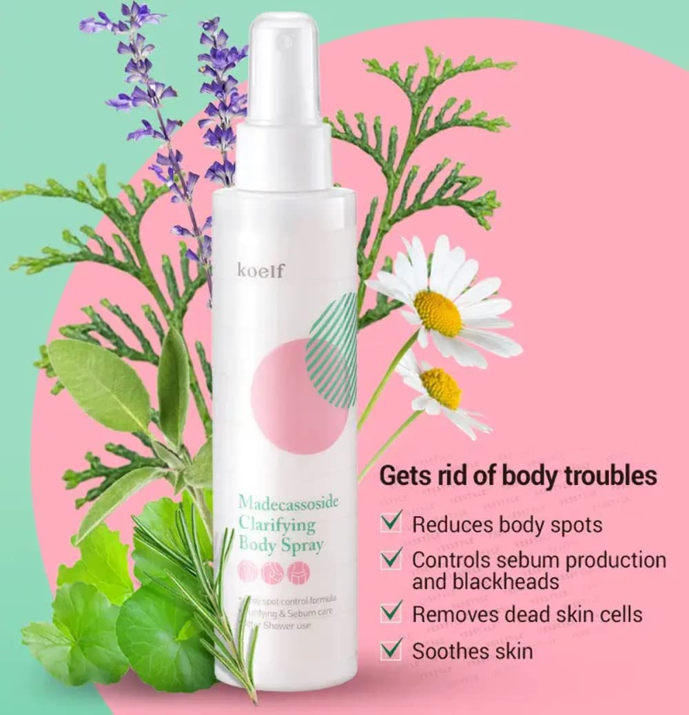 Foto 4 pulgar | Spray Corporal Koelf Madecassoside Clarifying 150 Ml Spot Control - Venta Internacional.