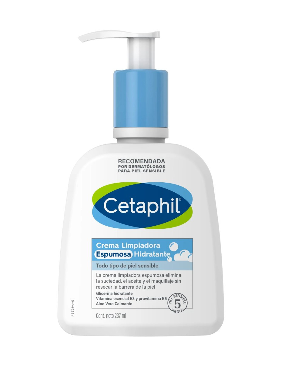 Crema Limpiadora Hidratante Cetaphil Espumosa Para Piel Sensible