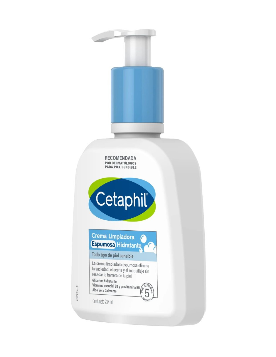 Foto 3 pulgar | Crema Limpiadora Hidratante Cetaphil Espumosa Para Piel Sensible