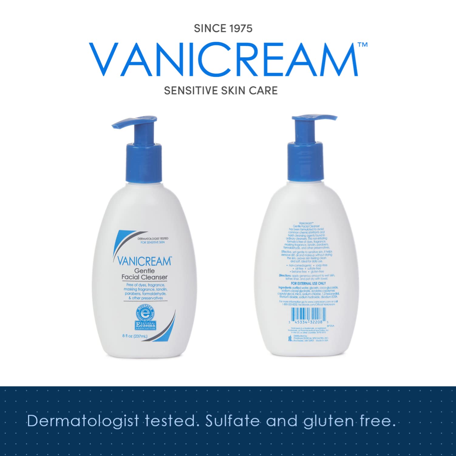 Foto 3 pulgar | Limpiador Facial Vanicream Gentle 240 Ml Para Pieles Sensibles - Venta Internacional.
