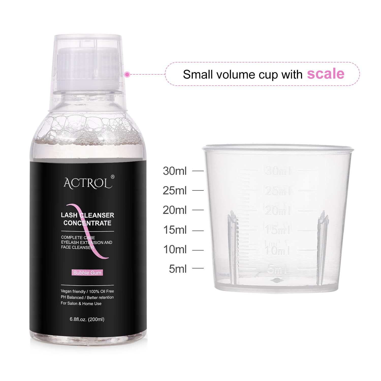 Foto 6 | Limpiador De Pestañas Concentrado Actrol Bubble Gum 200 Ml - Venta Internacional.