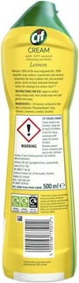 Foto 3 | Crema Limpiadora Cif Lemon 500 Ml (paquete De 4) - Venta Internacional.
