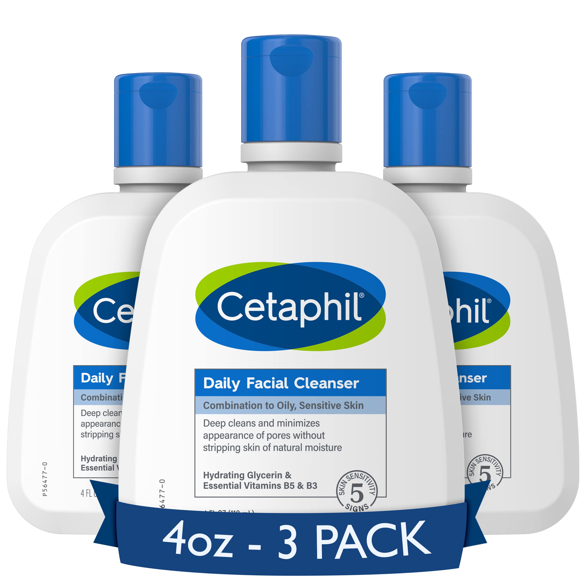 Foto 2 pulgar | Limpiador Facial Diario Face Wash Cetaphil  120 Ml  Paquete De 3 - Venta Internacional.