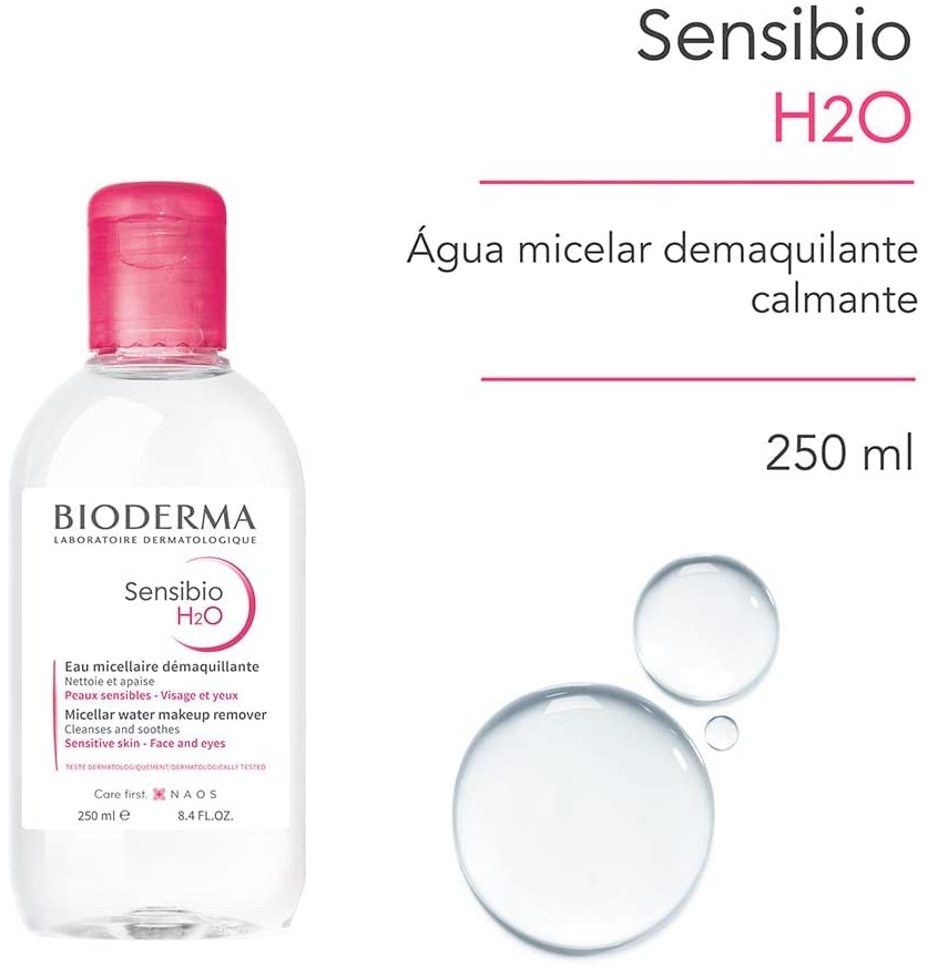 Foto 3 pulgar | Sensibio H2o Bioderma  de 250 ml Agua Limpiadora Micelar