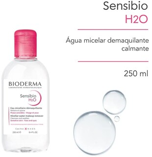 Foto 2 | Sensibio H2o Bioderma de 250 ml Agua Limpiadora Micelar