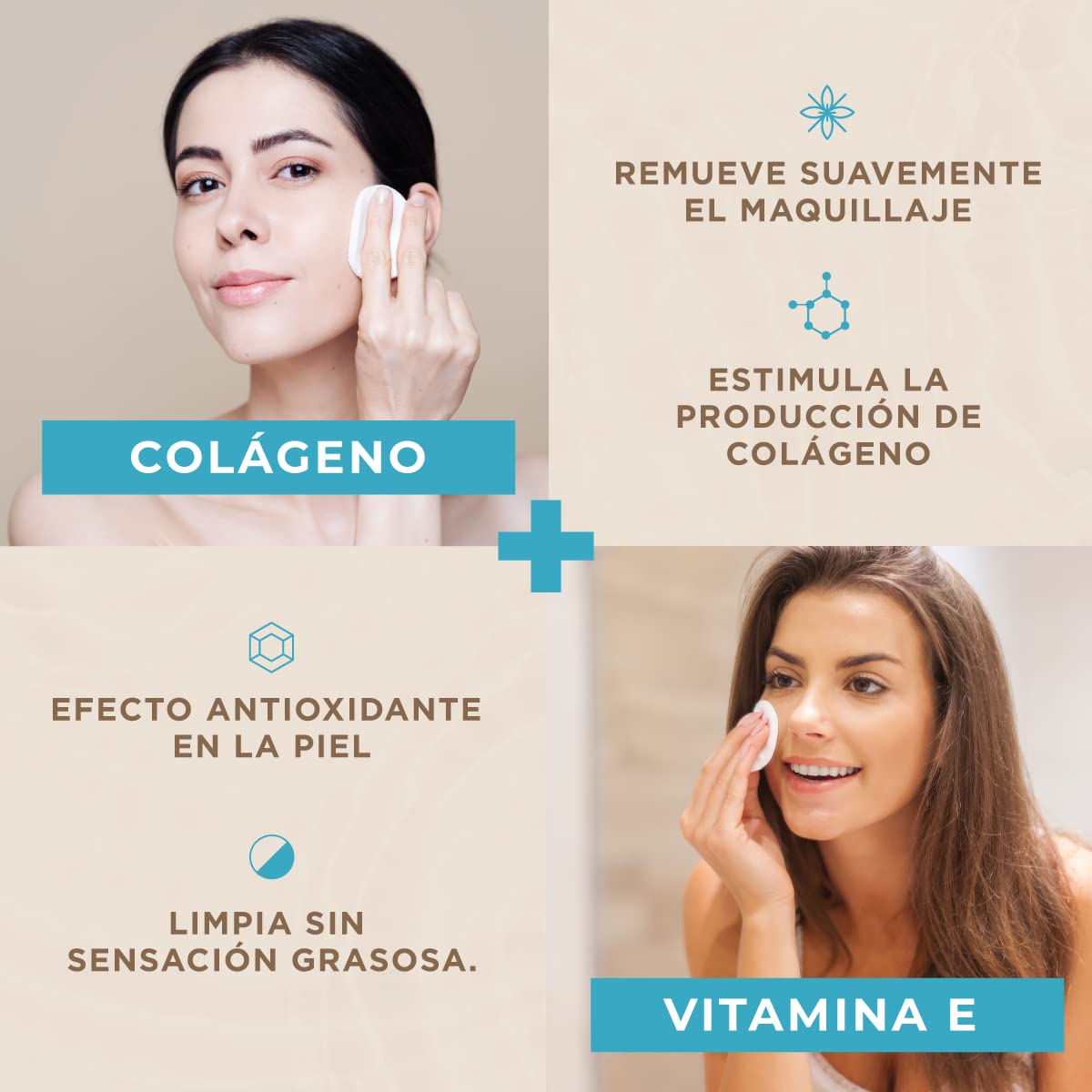 Foto 5 pulgar | Desmaquillante Facial Collagenic con Colágeno y Vitamina E  150 ml