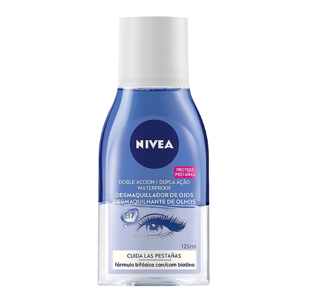 Foto 2 pulgar | Desmaquillante de Ojos Nivea Doble Acción color Azul 125 ml