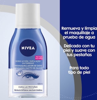 Foto 3 | Emulsión Desmaquillante Nivea Bifasico 125 Ml