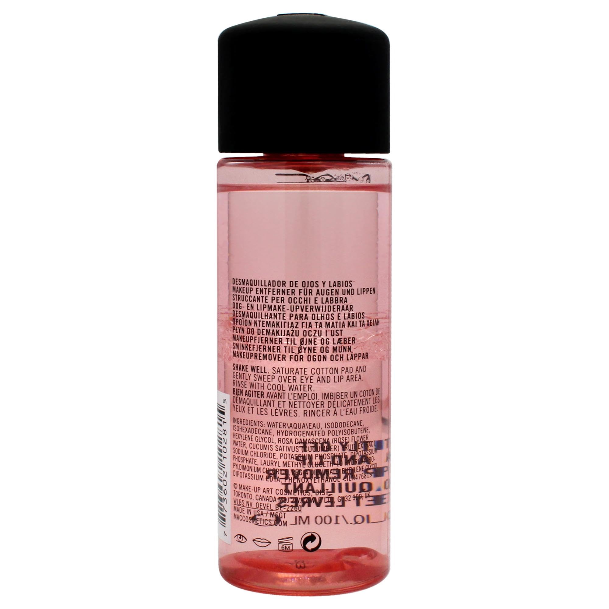 Foto 3 pulgar | Desmaquillante Mac Que Elimina Suavemente Los Ojos Y Los Labios, 100 Ml, Para Mujer - Venta Internacional.