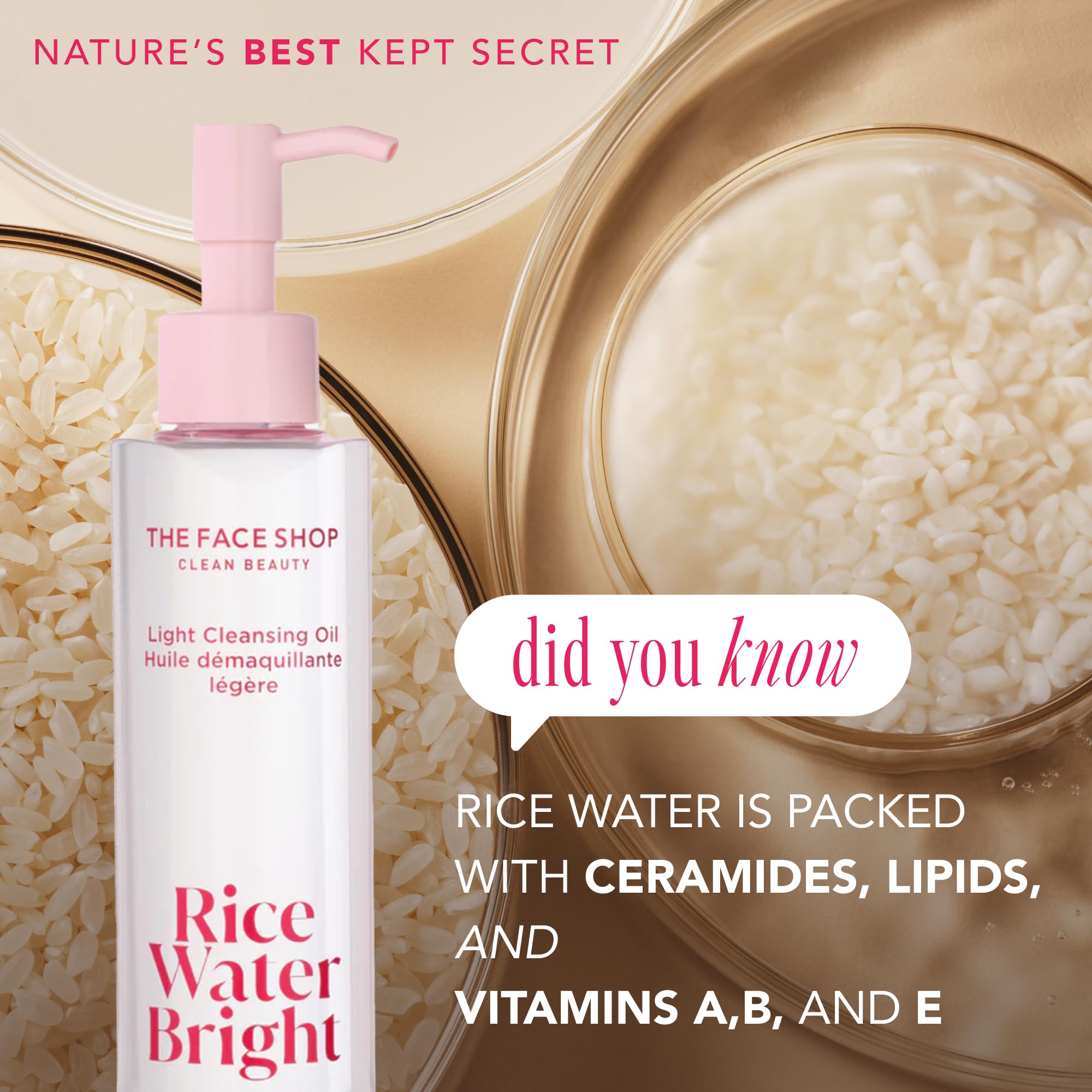 Foto 8 pulgar | Aceite Limpiador Facial The Face Shop Rice Water Bright 150 Ml - Venta Internacional.