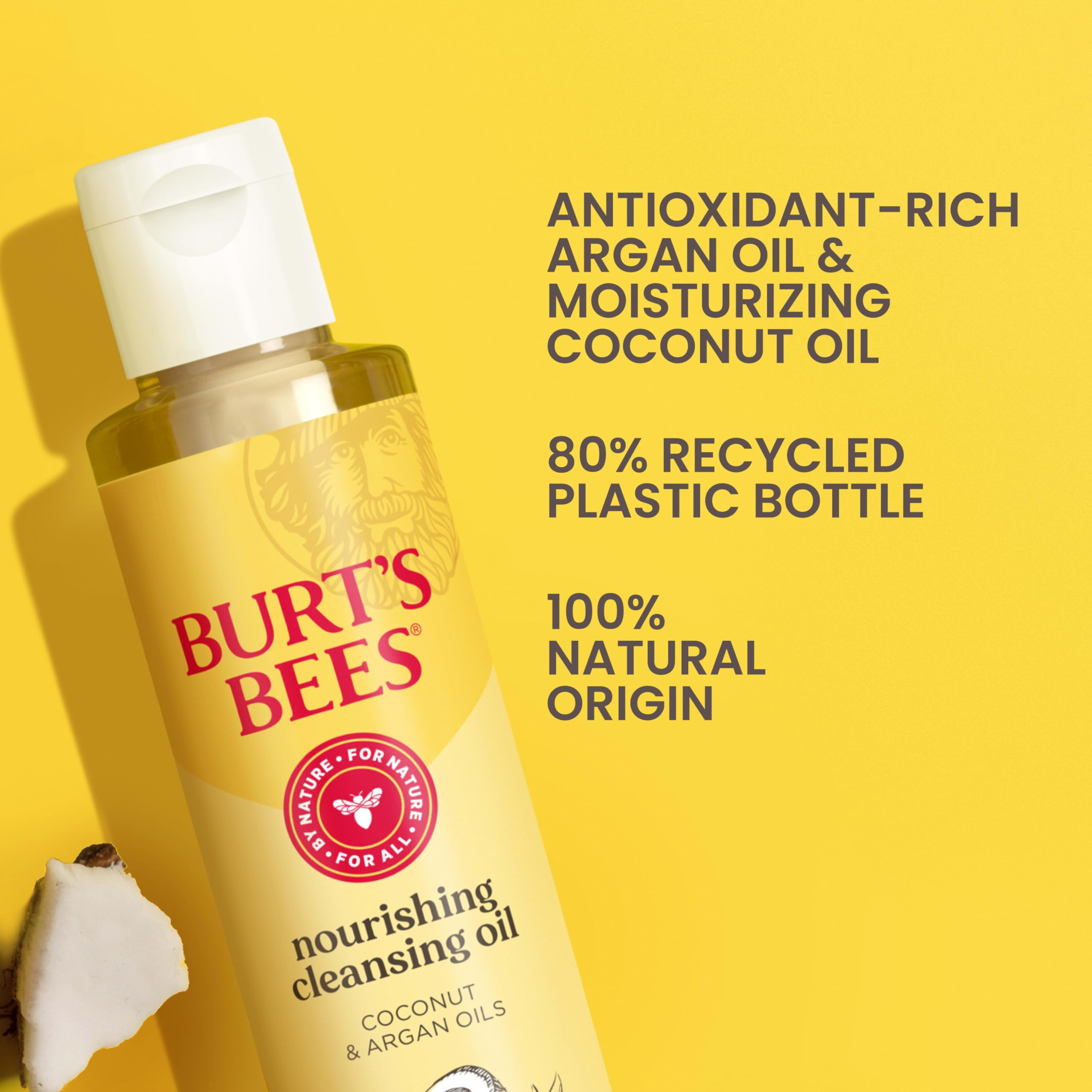 Foto 4 pulgar | Aceite Limpiador Burt's Bees Nutritive Con Coco Y Argán 180 Ml - Venta Internacional.