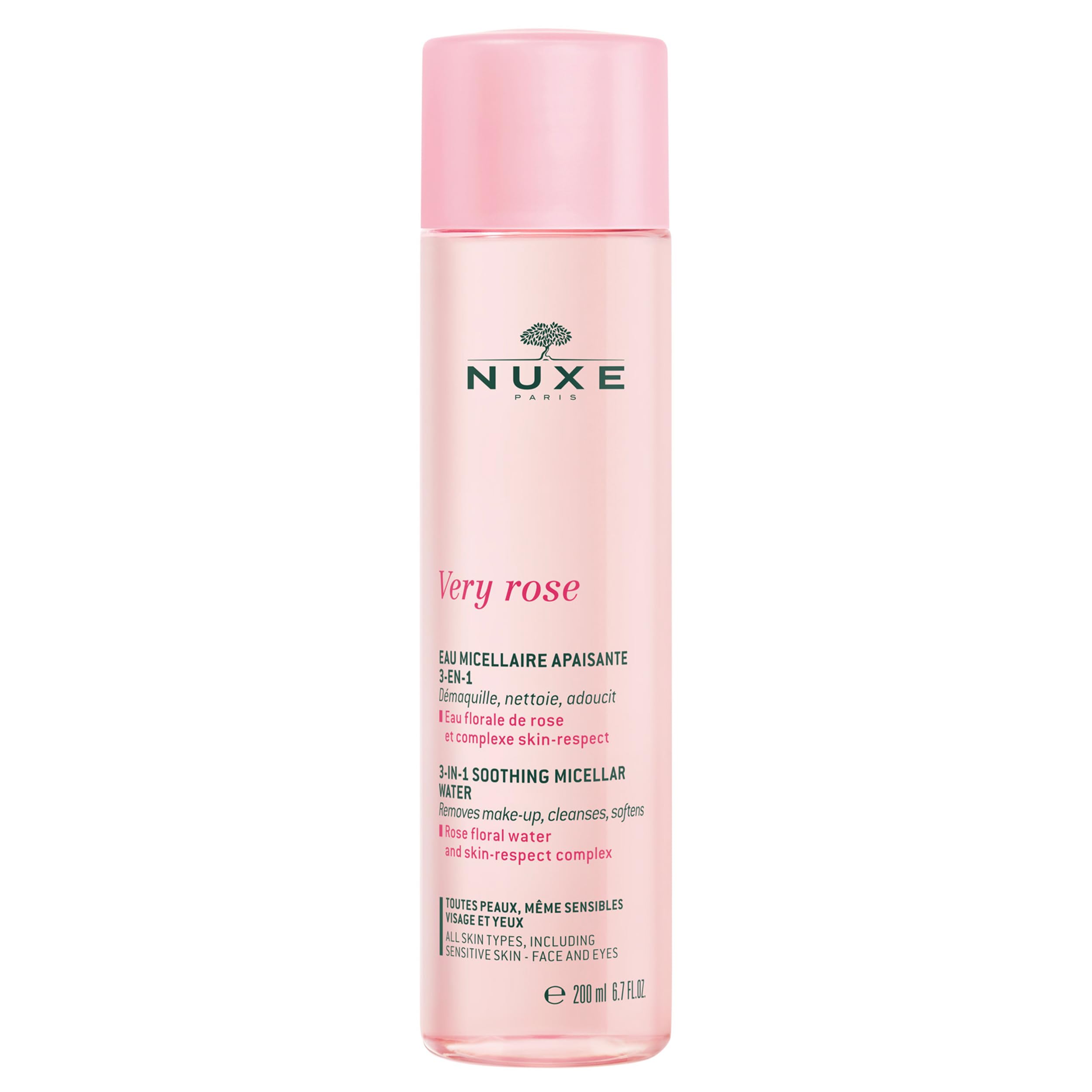 Foto 2 pulgar | Agua Micelar Nuxe Very Rose 200 Ml Para Pieles Sensibles - Venta Internacional.