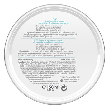 Foto 4 pulgar | Crema Lavera Basis Sensitiv All-round Con Aloe Vera Y Almendra  - Venta Internacional.