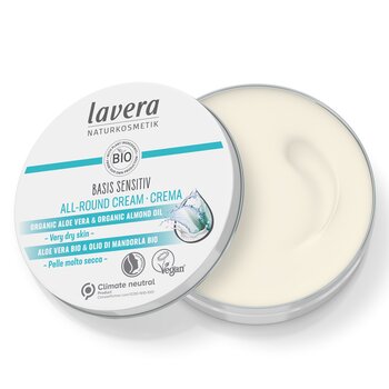 Foto 5 pulgar | Crema Lavera Basis Sensitiv All-round Con Aloe Vera Y Almendra  - Venta Internacional.