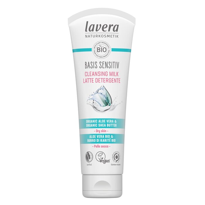 Leche Limpiadora Lavera Basis Sensitiv Organic Aloe Vera Shea - Venta Internacional.