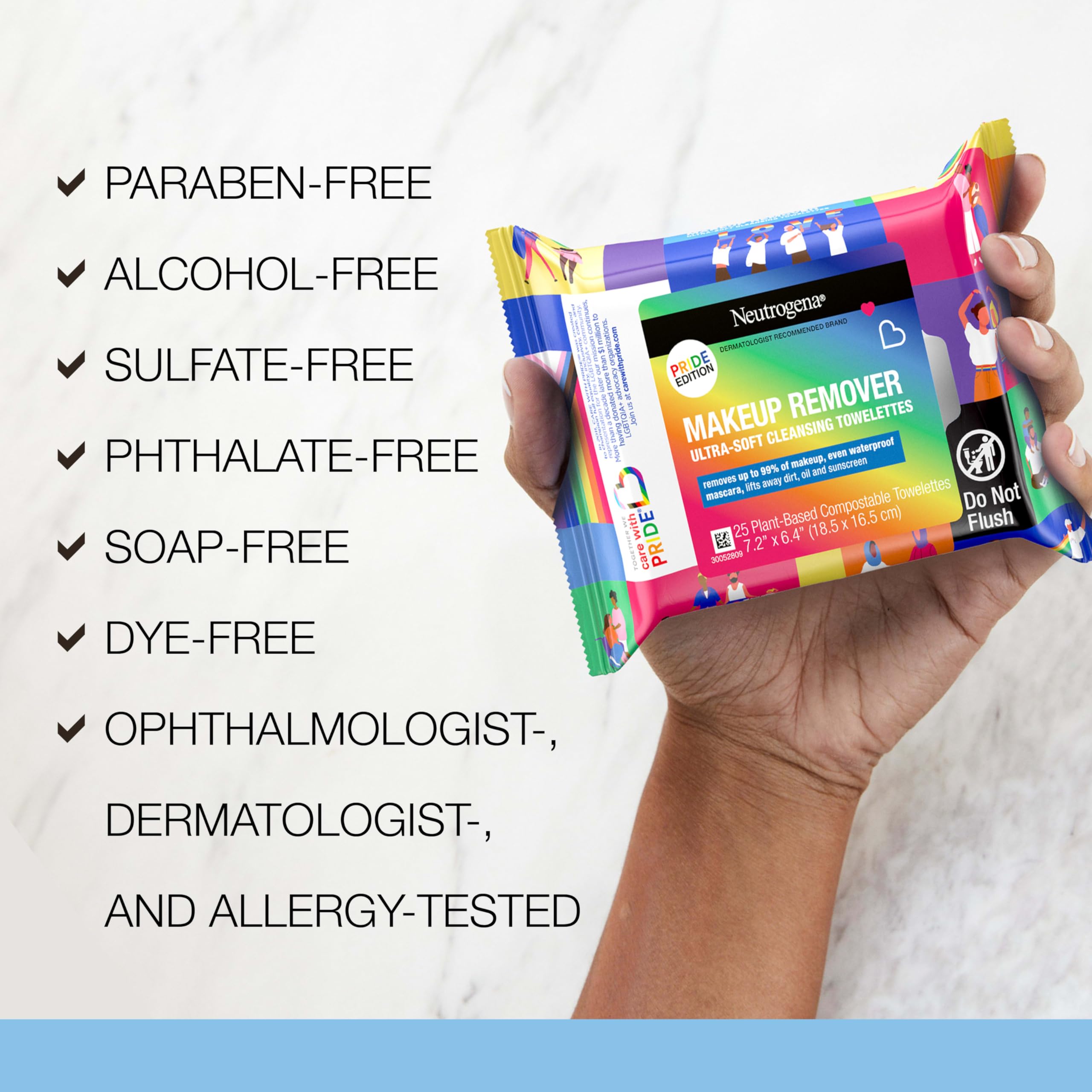 Foto 5 | Toallitas Limpiadoras Desmaquillantes Neutrogena 25x2 - Venta Internacional.