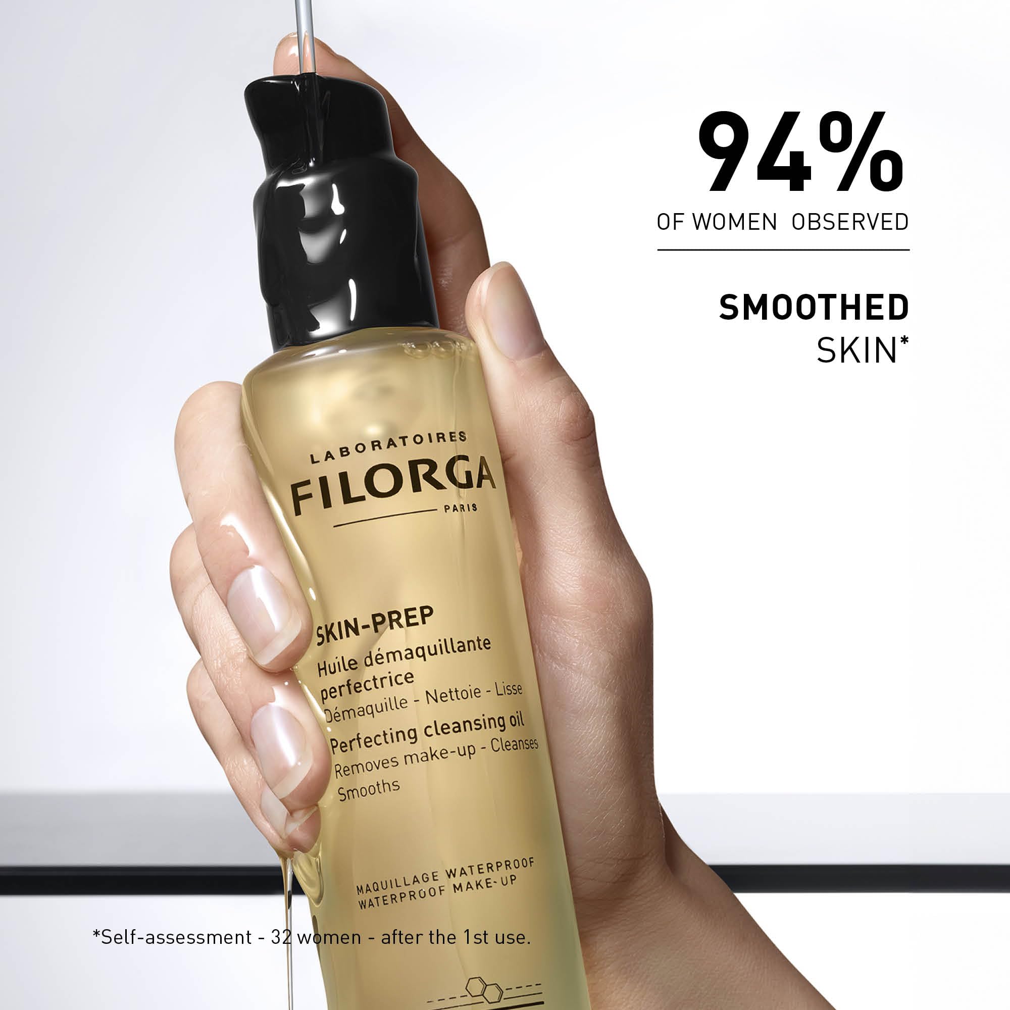 Foto 4 pulgar | Aceite Limpiador Desmaquillante Filorga Skin-prep 150 Ml - Venta Internacional.