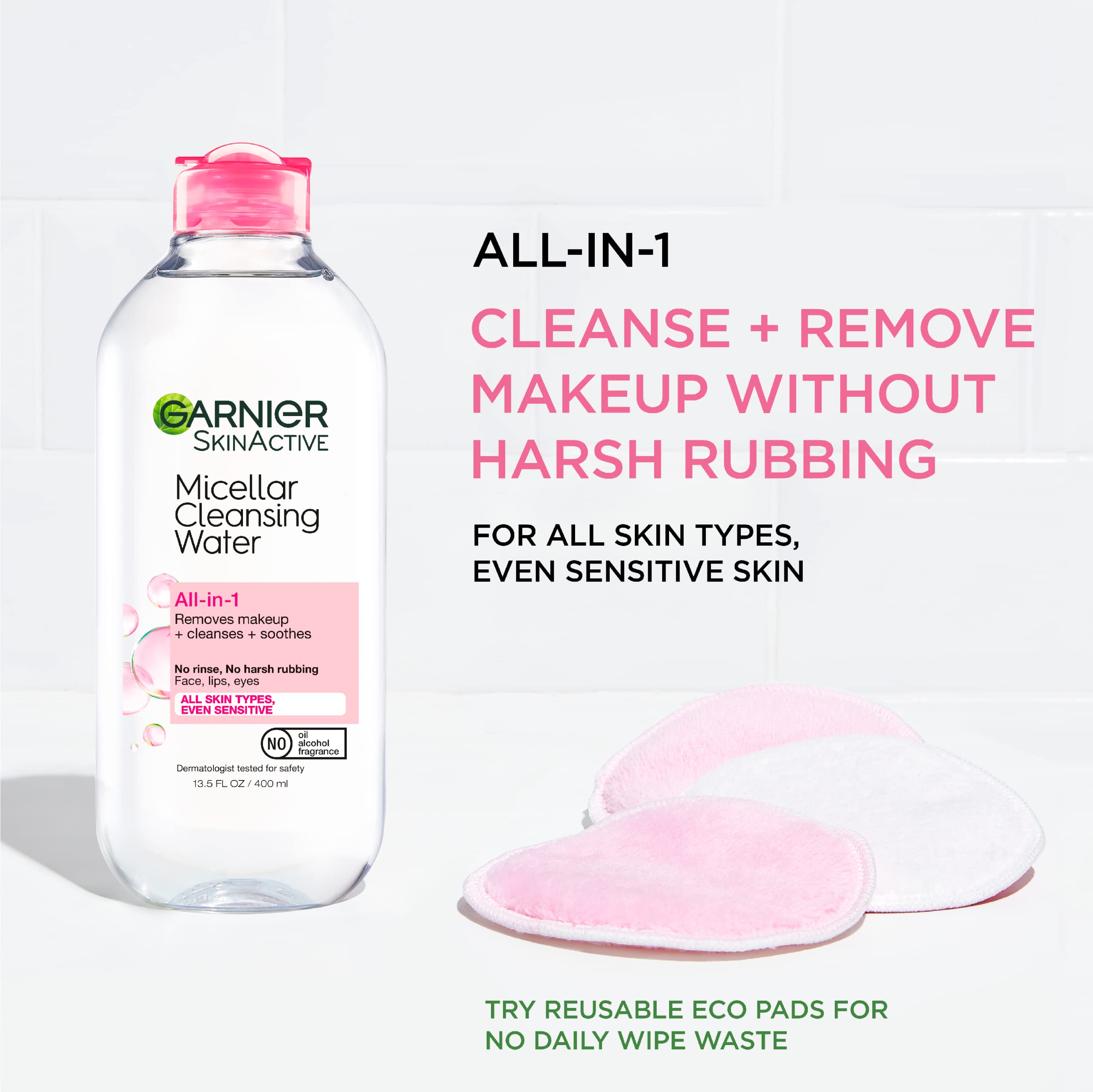Foto 3 pulgar | Limpiador Facial Y Desmaquillante Garnier Micellar Water 400 Ml - Venta Internacional.