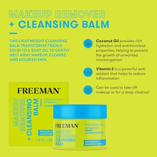 Foto 2 | Desmaquillante Y Bálsamo Limpiador Freeman Restorative 40 Ml - Venta Internacional.