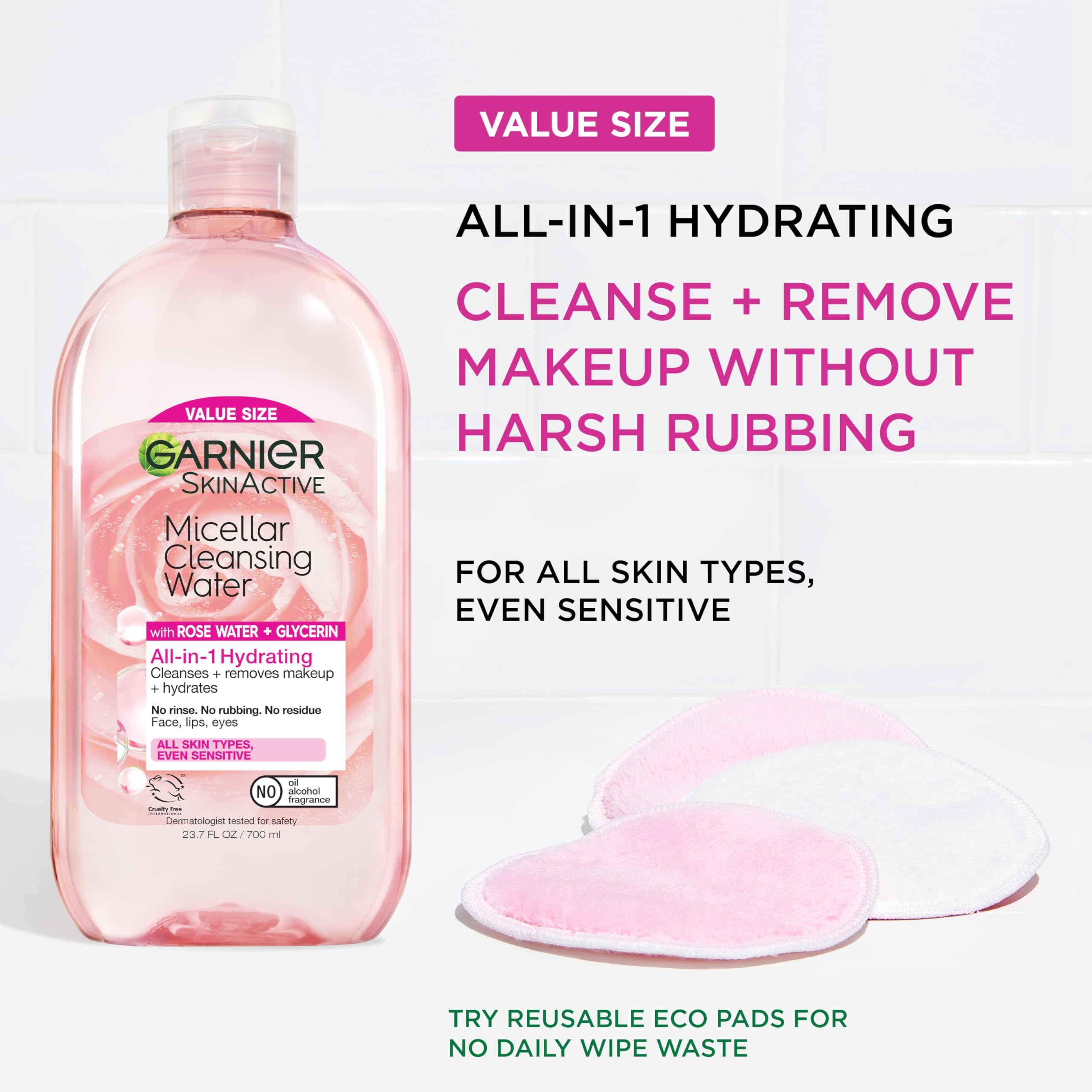 Foto 2 | Limpiador Facial Y Desmaquillante Garnier Micellar Water 700 Ml - Venta Internacional.