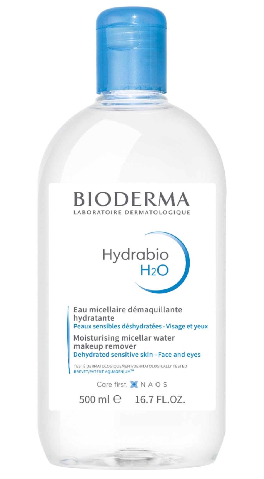 Foto 2 pulgar | Agua Micelar Bioderma Hydrabio H2o 500ml Para Piel Deshidratada - Venta Internacional.