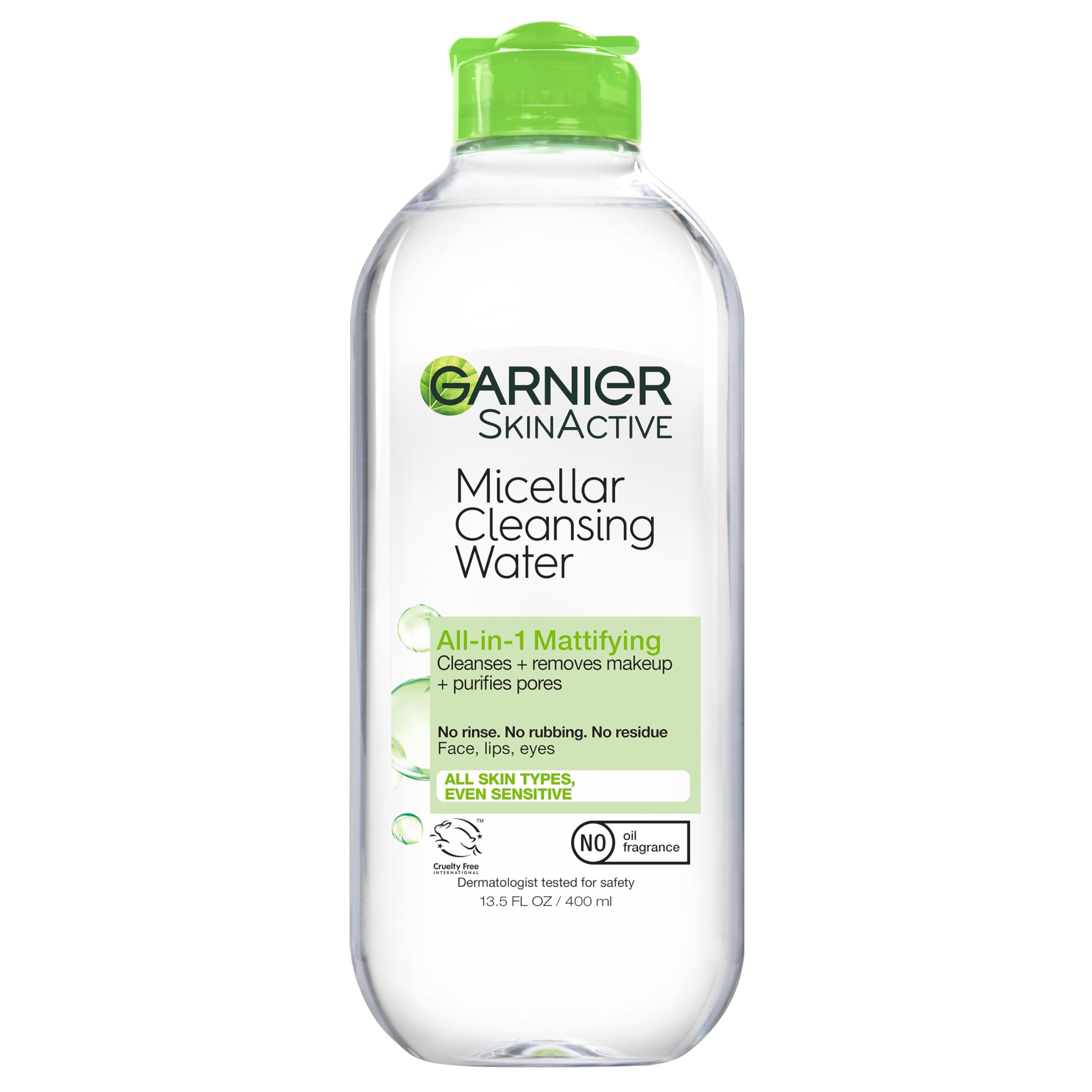 Limpiador Facial Garnier Con Agua Micelar Para Piel Grasa, 400 Ml - Venta Internacional.