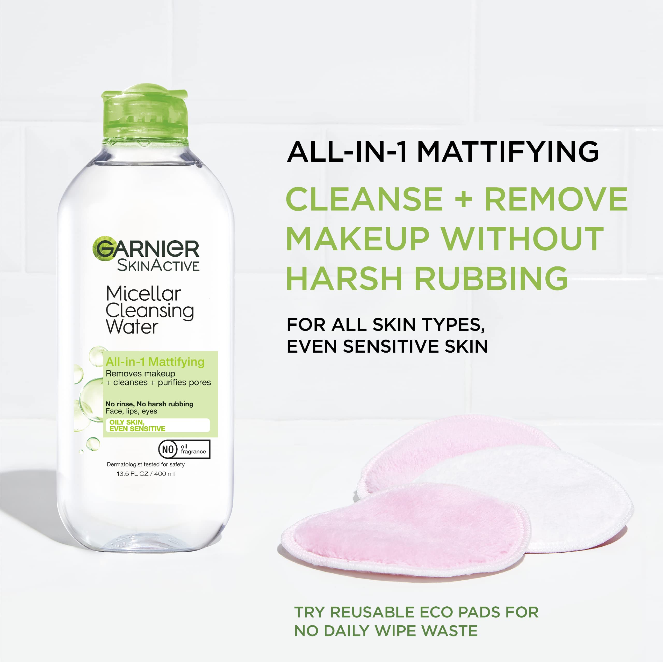 Foto 3 pulgar | Limpiador Facial Garnier Con Agua Micelar Para Piel Grasa, 400 Ml - Venta Internacional.