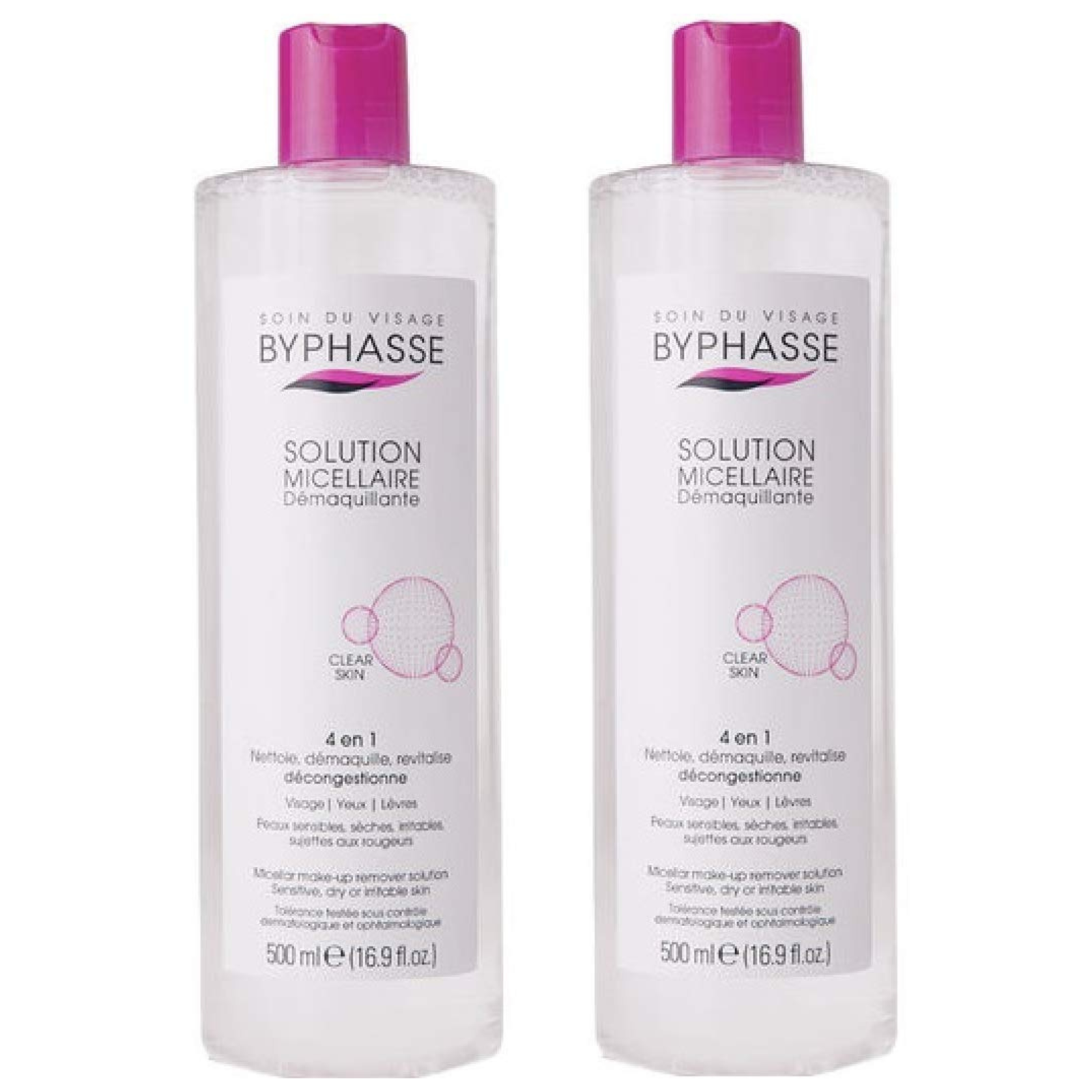 Foto 2 | Desmaquillante Miscelar Byphasse 500 ml - Venta Internacional