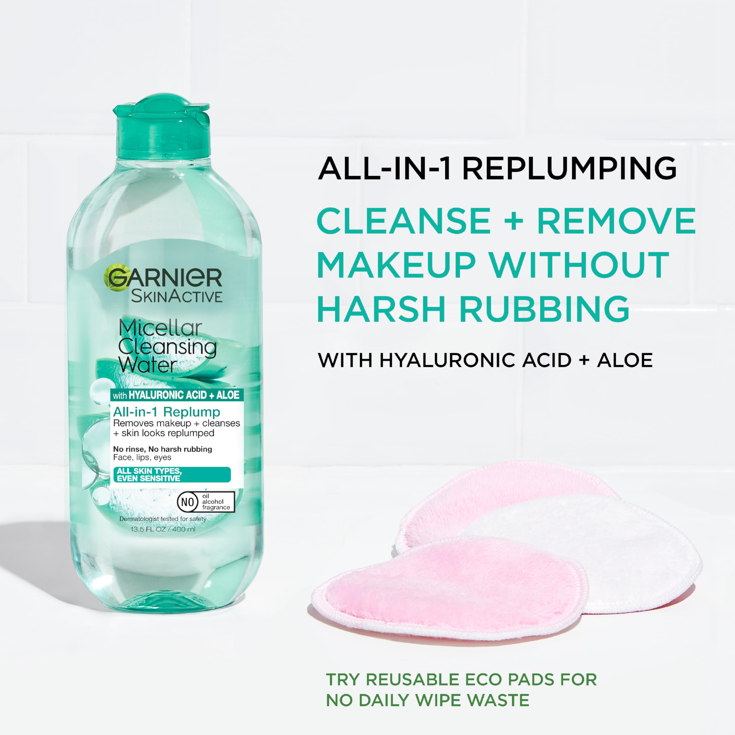 Foto 2 | Limpiador Facial Y Desmaquillante Garnier Micellar Water 400 Ml - Venta Internacional.