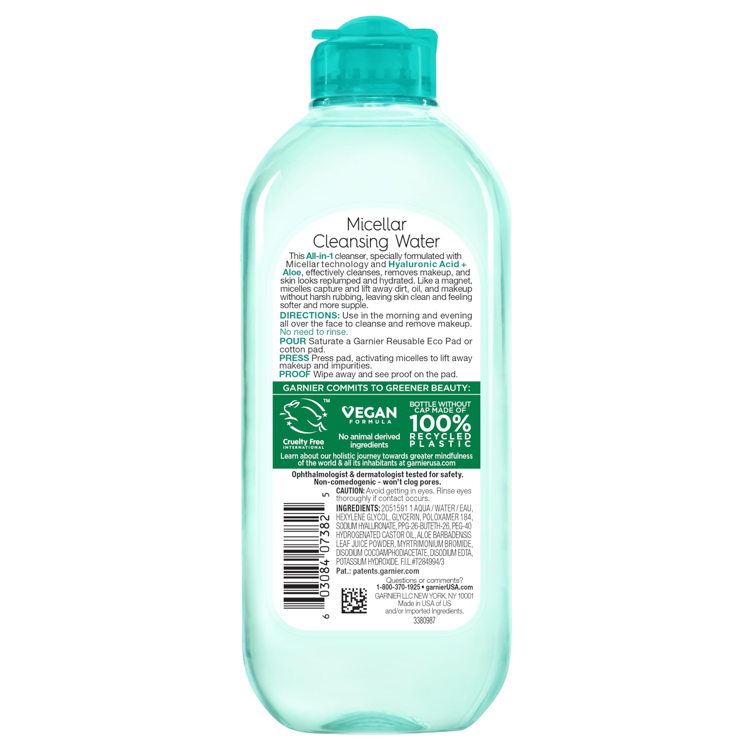 Foto 8 pulgar | Limpiador Facial Y Desmaquillante Garnier Micellar Water 400 Ml - Venta Internacional.