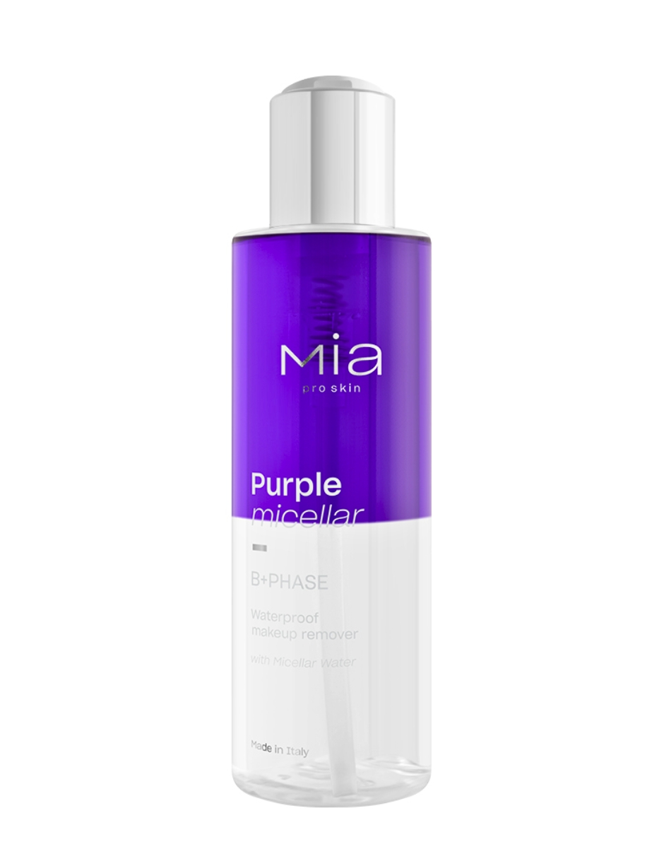 Desmaquillante Bifásico Mia Cosmetics Purple Micellar B+phase 200 Ml