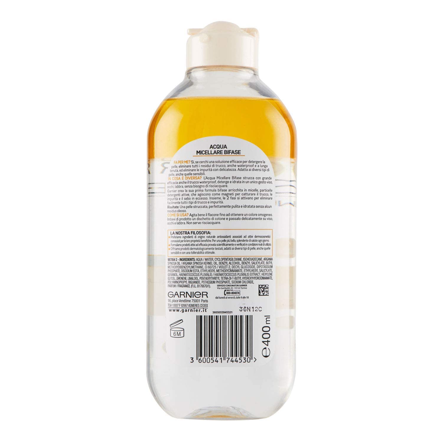 Foto 4 pulgar | Agua Micelar Garnier Con Aceite De Argán 400 Ml - Venta Internacional.