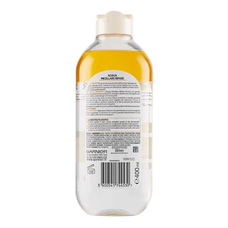 Foto 3 | Agua Micelar Garnier Con Aceite De Argán 400 Ml - Venta Internacional.