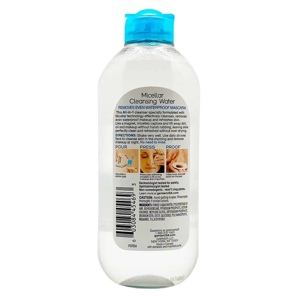 Foto 4 pulgar | Desmaquillante Y Limpiador Facial Garnier Skin Active - Venta Internacional.