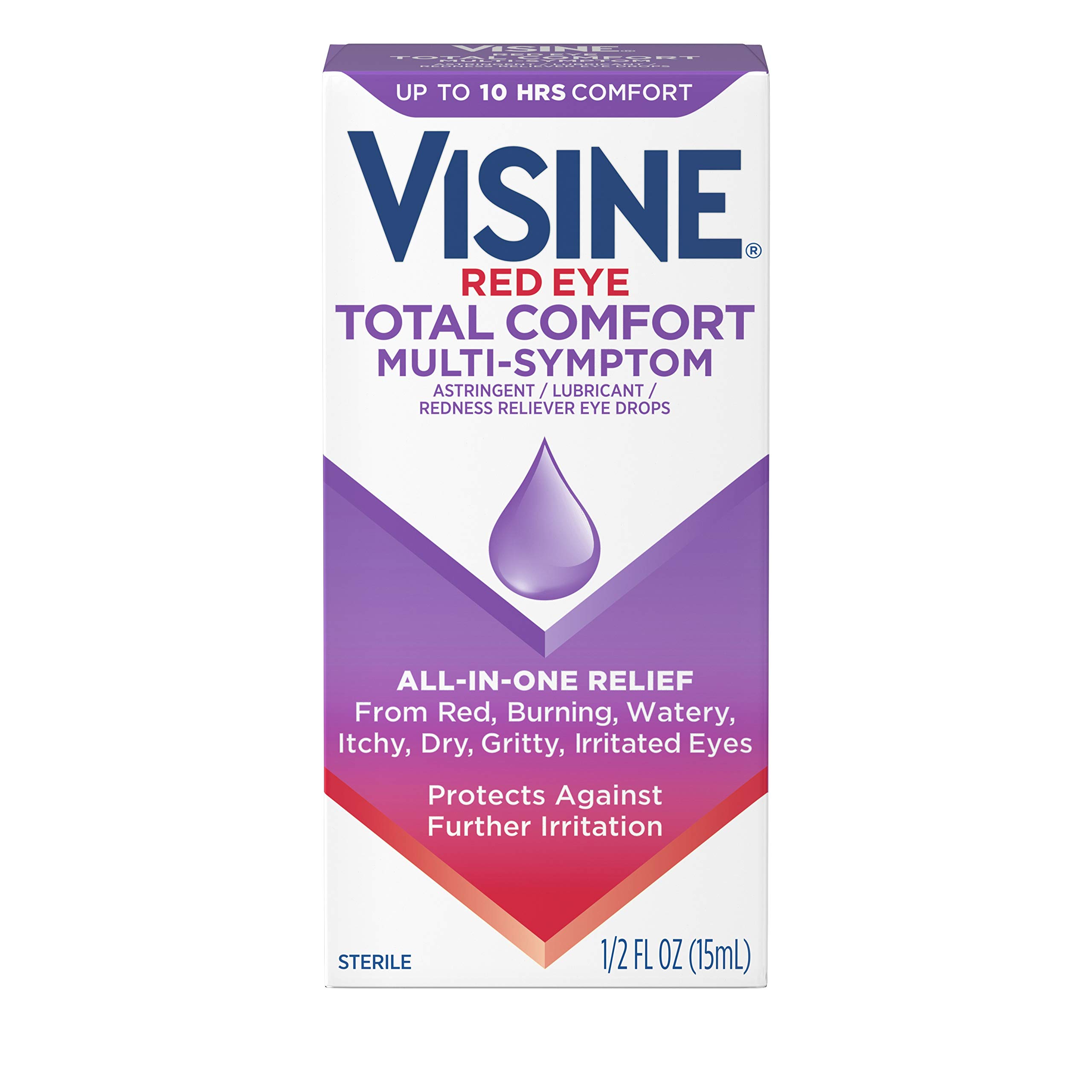 Foto 2 pulgar | Eye Drops Visine, Lubricante Astringente Multisintomático, 15 Ml - Venta Internacional.