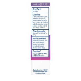 Foto 3 | Eye Drops Visine, Lubricante Astringente Multisintomático, 15 Ml - Venta Internacional.