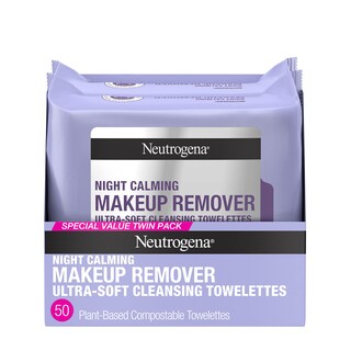 Foto 1 | Toallitas Desmaquillantes Neutrogena Night Calming 25 Unidades, 2 Unidades - Venta Internacional.