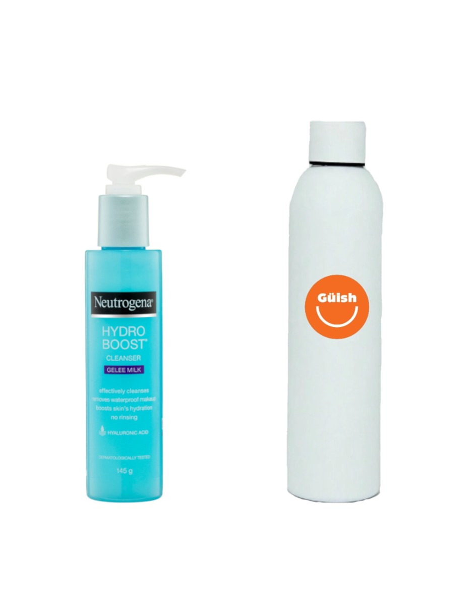 Foto 2 pulgar | Neutrogena Hydro Boost Gel Desmaquillante Facial + Termo De Agua De Regalo Güish