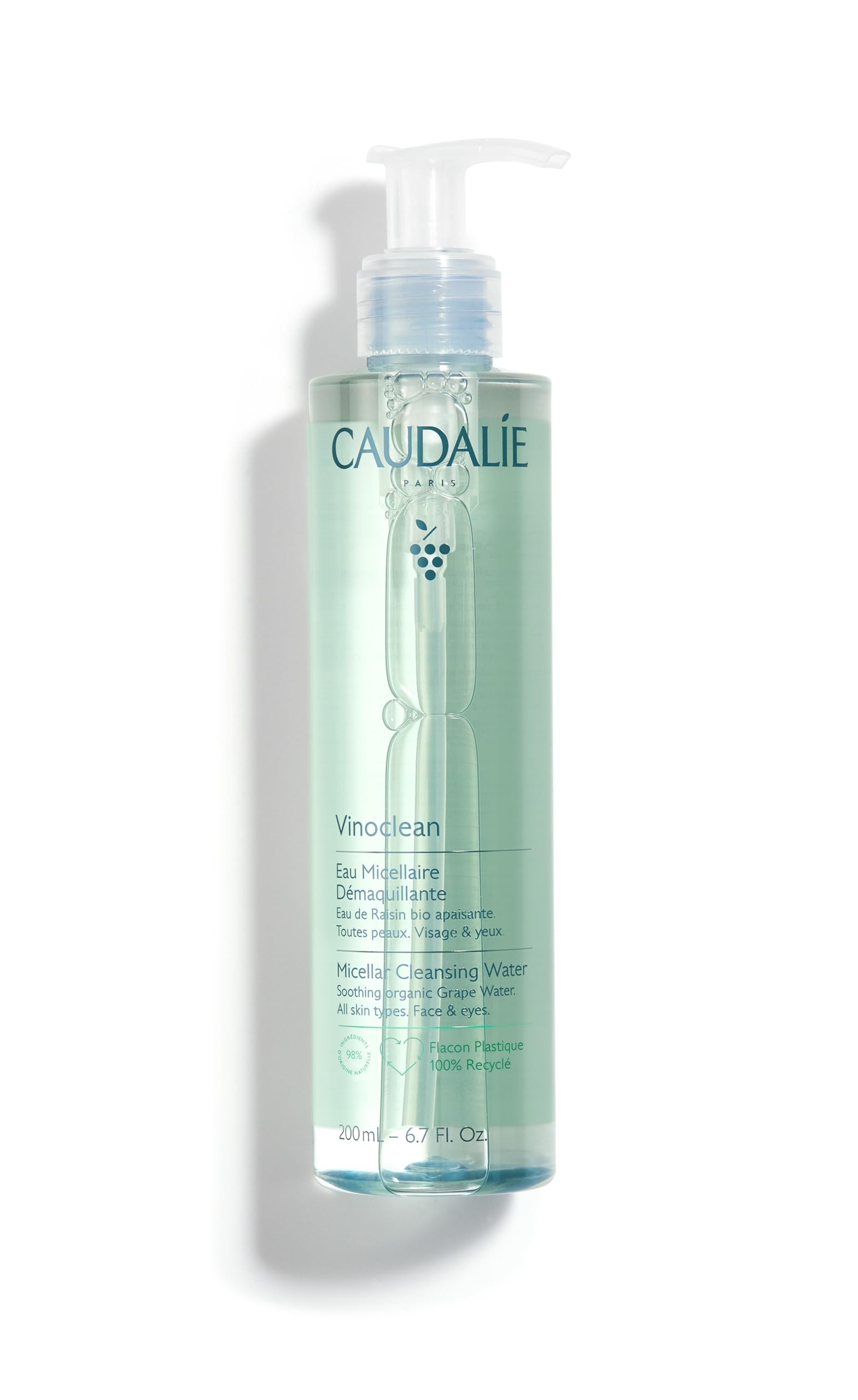 Foto 2 pulgar | Agua Limpiadora Caudalie Vinoclean Micellar 200 Ml - Venta Internacional.