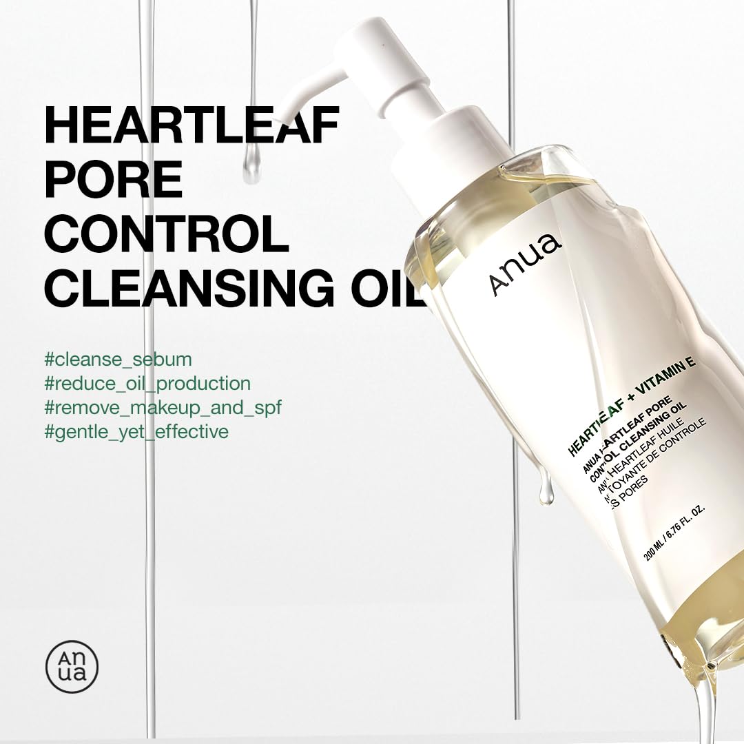 Foto 4 pulgar | Aceite Limpiador Anua Heartleaf Pore Control 200 Ml Para Rostro - Venta Internacional.