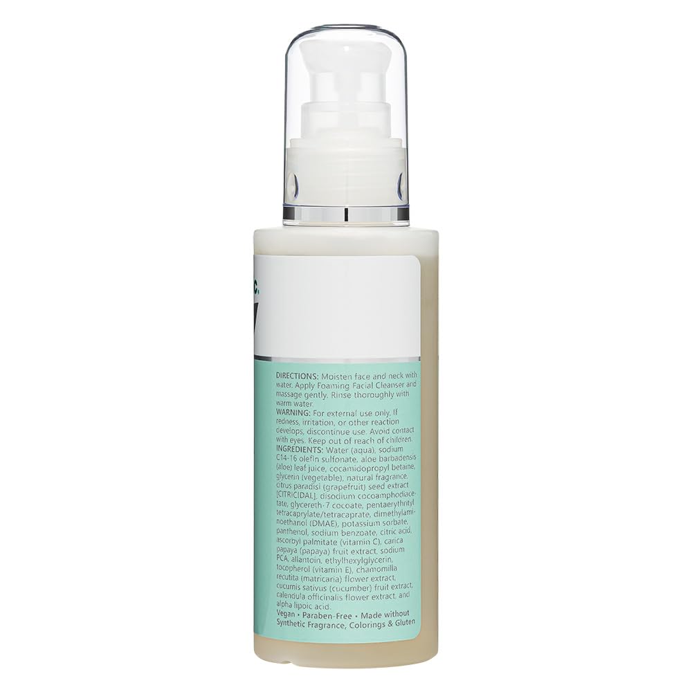 Foto 4 pulgar | Limpiador Facial Nutribiotic Foaming 125 Ml Con Aloe Y Vitamina C - Venta Internacional.