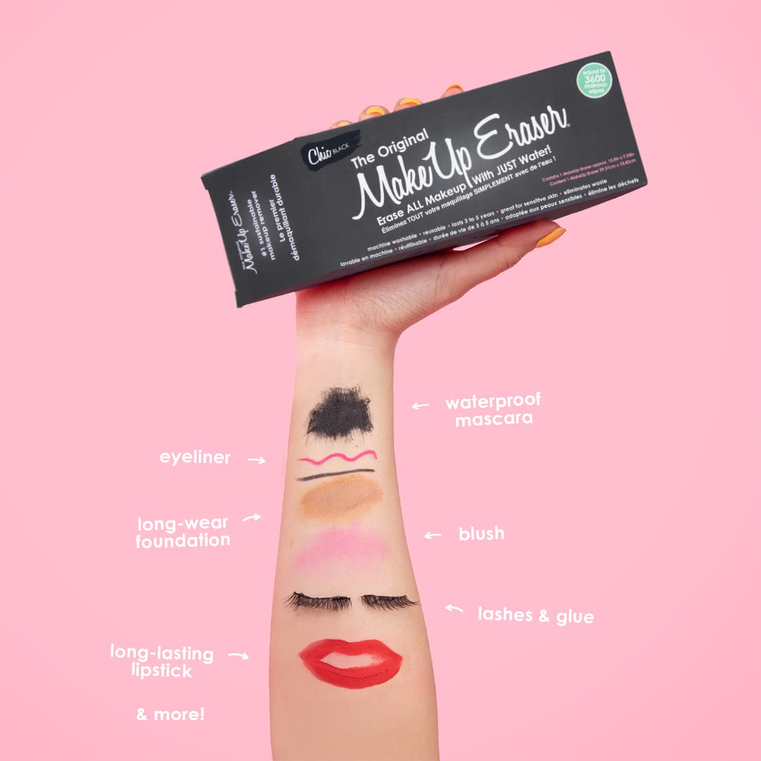 Foto 7 pulgar | Borrador De Maquillaje Que Borra Todo El Maquillaje Con Agua (negro Elegante) - Venta Internacional.