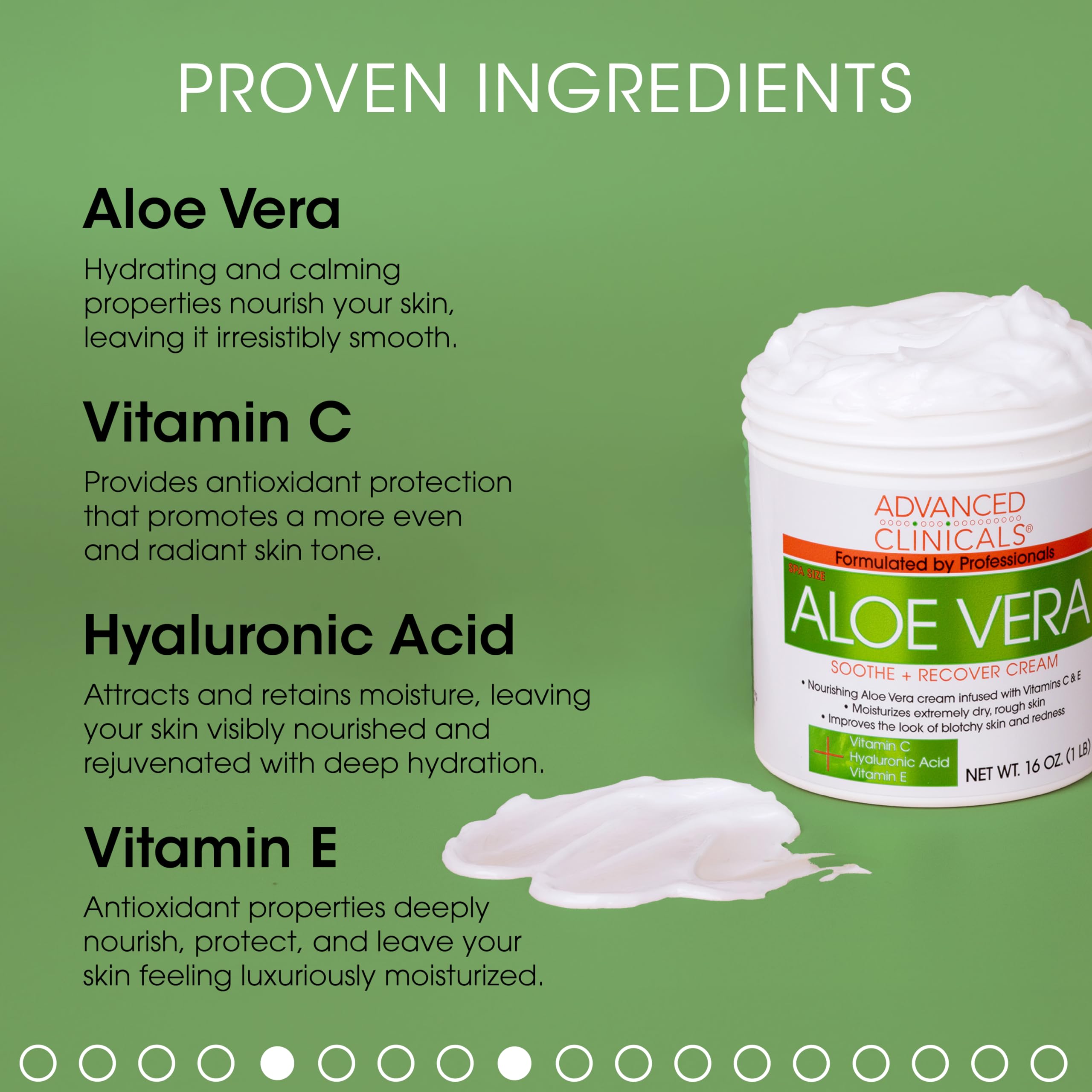 Foto 2 | Loción Corporal Advanced Clinicals Aloe Vera 473 Ml Con Vitamina C - Venta Internacional.
