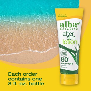 Foto 4 | Loción Alba Botanica Con Aloe Vera 80% Para Después Del Sol, Tubo De 240 Ml - Venta Internacional.
